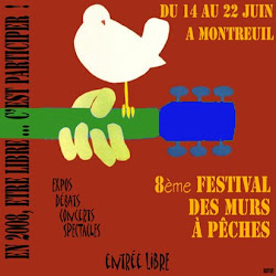 8è festival des murs à Pêches -  du 14 au 22 juin 2008 - Montreuil sous bois