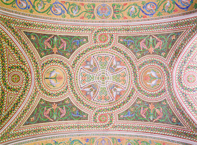 Cathedral Basilica of Saint Louis, in Saint Louis, Missouri - Our Lady's Chapel, ceiling mosaics