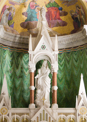 Cathedral Basilica of Saint Louis, in Saint Louis, Missouri - Our Lady's Chapel, statue of Mary