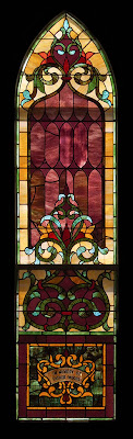 Saint Stephen Roman Catholic Church, in Richwoods, Missouri, USA - stained glass window