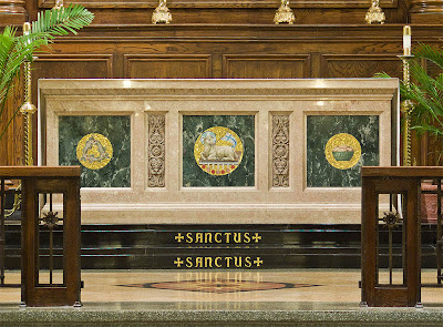 All Saints Roman Catholic Church, in University City, Missouri, USA - altar