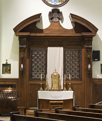 All Saints Roman Catholic Church, in University City, Missouri, USA - tabernacle