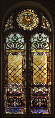Saint Joseph Roman Catholic Church in Neier, Missouri, USA - stained glass window