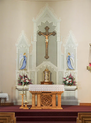 Saint Joseph Roman Catholic Church in Neier, Missouri, USA - altar