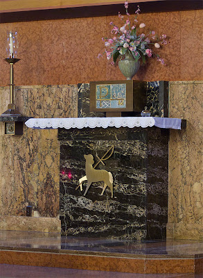 Saint Mary Magdalen Roman Catholic Church, in Brentwood, Missouri, USA - tabernacle