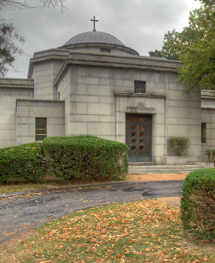 [Calvary+Cemetery,+in+Saint+Louis,+Missouri+-+mausoleum+exterior.jpg]