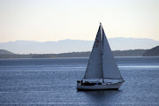 Kita and Lue sailing in Seattle, Washington, 2007