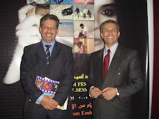 المؤسسان لمهرجان بغداد السينمائي : د.طاهر علوان و د.عمار العرادي