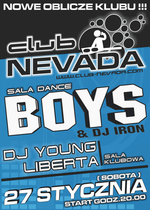 Boys - plakat - Nur - Nevada - 27 1 2007