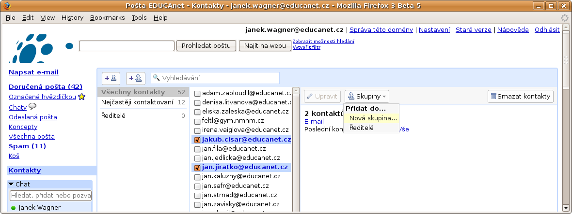 [Screenshot-Pošta+EDUCAnet+-+Kontakty+-+janek.wagner@educanet.cz+-+Mozilla+Firefox+3+Beta+5-2.png]