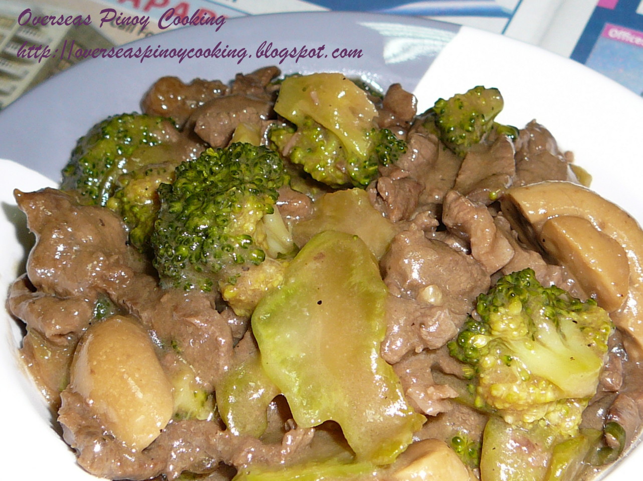 Beef Broccoli with Oyster Sauce