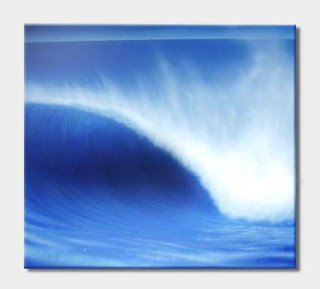 pintura em tela - moving wave - 06