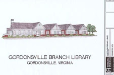 Architect's plan of new the library.