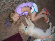 Kennedy and Koda in the RV