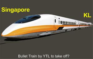 KL-Singapore bullet train
