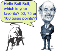 Ben Bernanke to cut 50 75 or 100?