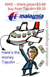 Government bailout Tajuddin's MAS