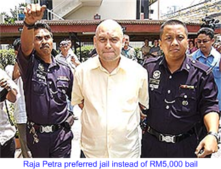 Raja Petra RPK go to jail