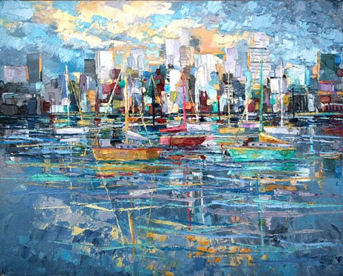 [Kenneth+Kaye+painting.City+Harbor.16x20.oil+on+canvas.SOLD.jpg]