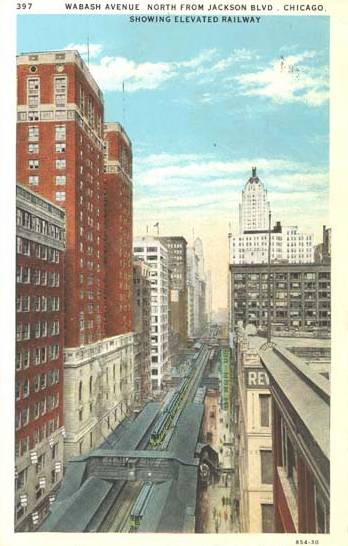 [POSTCARD+-+CHICAGO+-+WABASH+AVE+-+FROM+AIR+-+ROOF+OF+ELEVATED+-+NICE+-+1932.jpg]