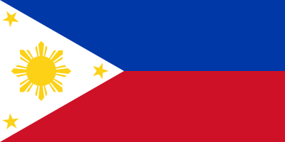 Die philippinische Flagge