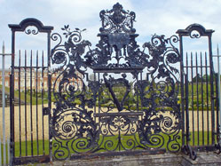 Hampton Court - through a gate