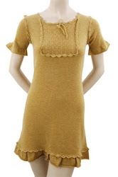 cashmere short sleeve sweater dress