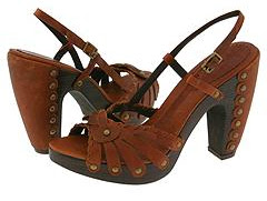 leather platform sandals