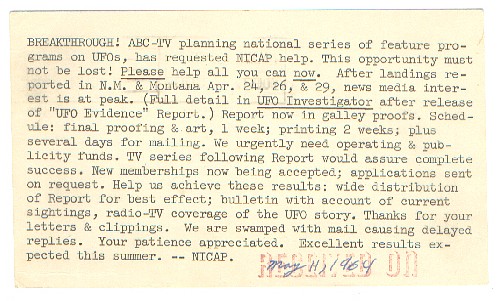 [NICAP+-+Breakthrough+-+May+9+1964+postcard.jpg]
