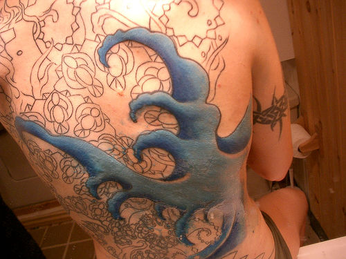 images of water tattoo