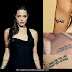 Angelina Jolie flaunts What nourishes me also destroys me Tattoo