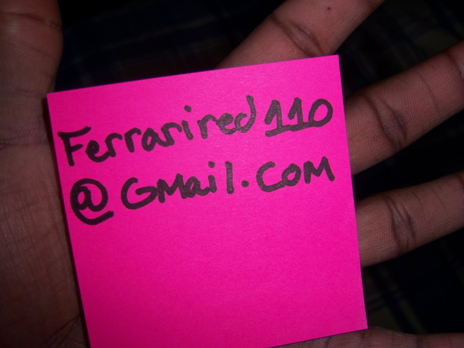 Ferrari 110 Email