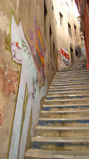Graffitti stairway