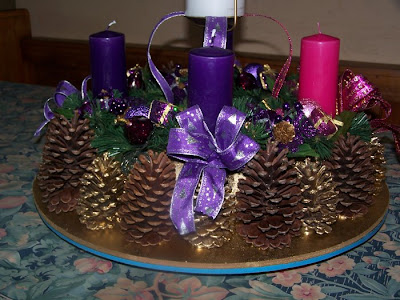 advent wreaths and candles