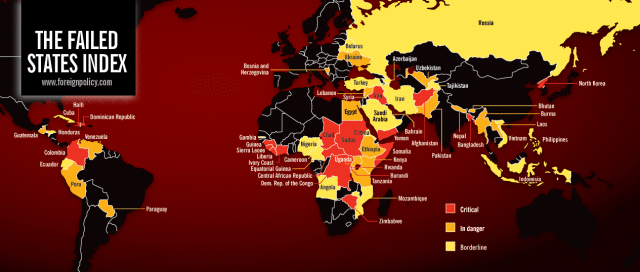 map of failed states