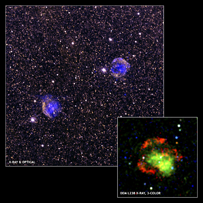 Tescopios de rayos x hallan indicios de nueva clase de supernova