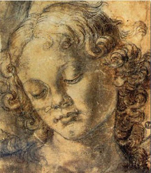 We all could use our angels around us.  Verrocchio's Angel.