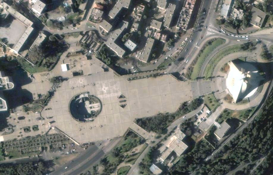 Photo satellite Makam Chahid Alger Algerie