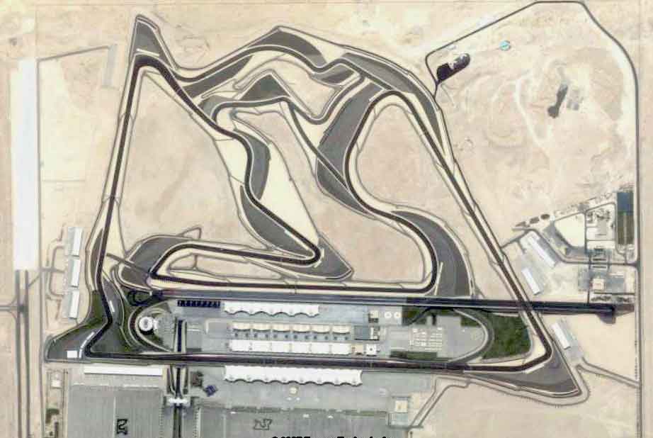 Sakhir - Circuit du Grand Prix de Formule 1 du Bahreïn.