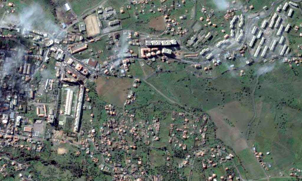 Photo satellite Azzazga Tizi-ouzou Algerie