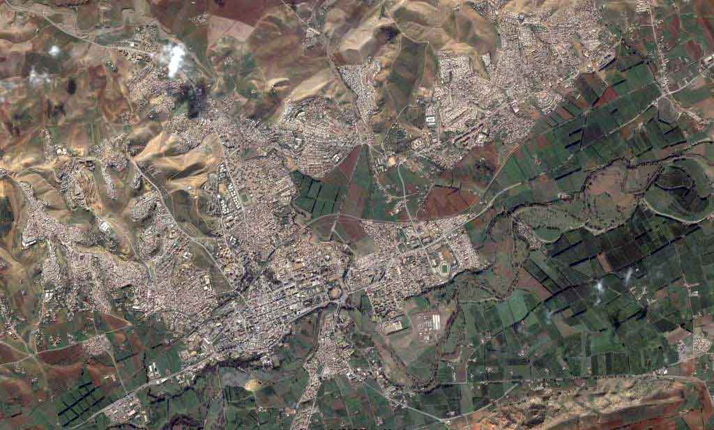 Vue générale de Chlef (ex. Orléansville) - Algerie