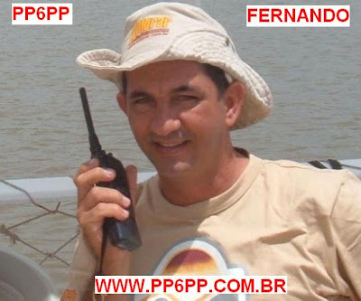 Hoje apresento a  entrevista com o radioamador classe A José Fernando que mora em Aracaju no estado de Sergipe e atende pelo prefixo PP6PP e PX6B5790
