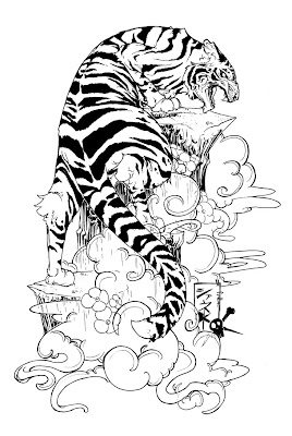 unique tiger tattoo