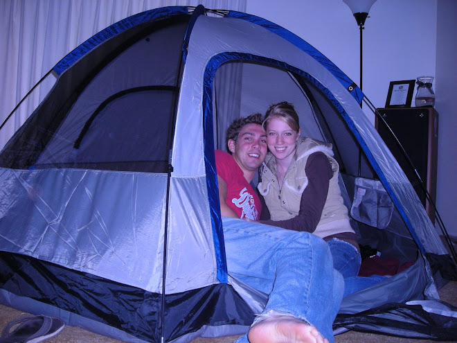 Camping in our living room