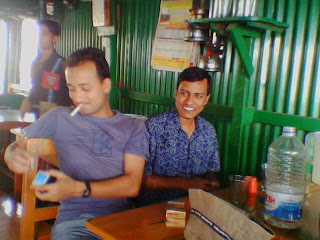 We took our lunch in a food shop of Mawa Ghat.The food was good :D menu was also good :D