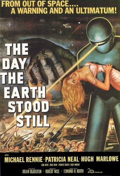 Afiche de 'El día que paralizaron la tierra' (1951)
