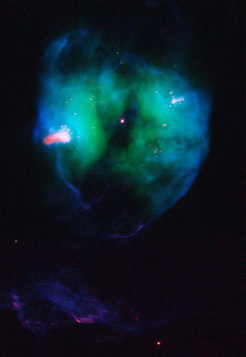 NGC 2371 por Hubble