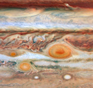 Tercera mancha roja en Júpiter