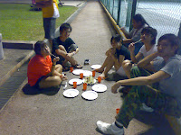 The Band BBQ right outside MENSA. Me, Eden, Yani, Judd, Oli and Webby.