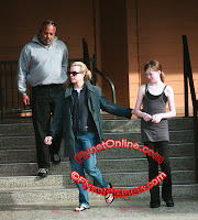 Kim Basinger and daughter Ireland out with their bodyguard